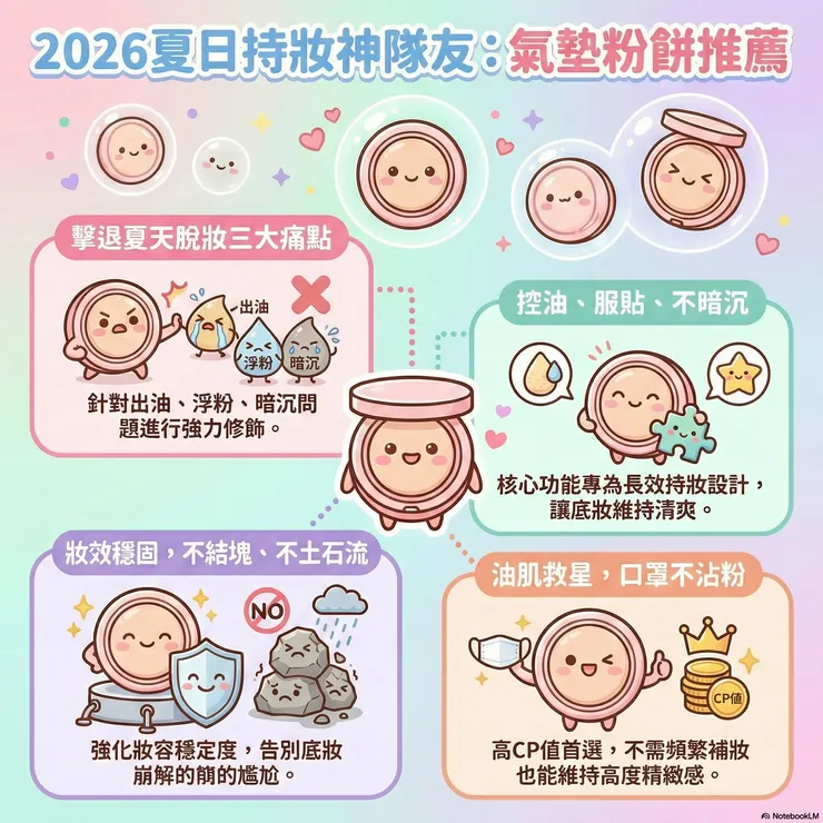 哪一個牌子的氣墊粉餅最好？