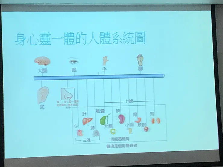 圖ㄧ：人體是身心靈+三合一的運作