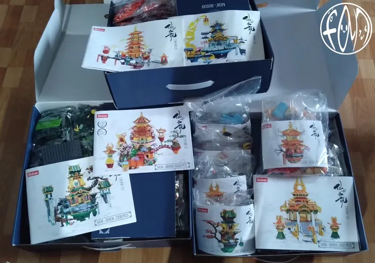 小魯班的仙閣聖築系列，濃濃的仙俠風