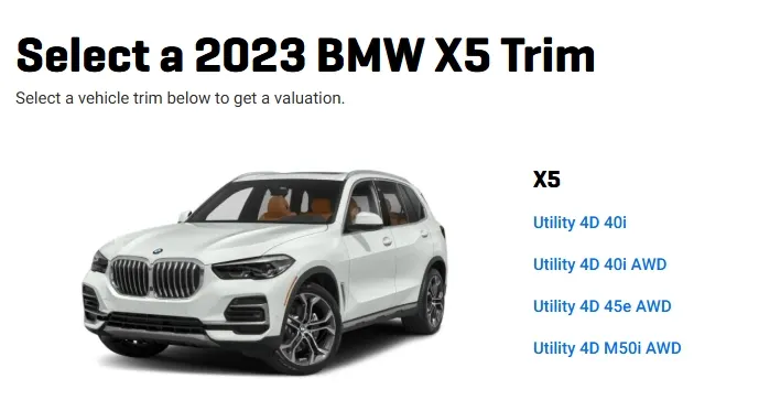 2023 BMW X5外匯車款式