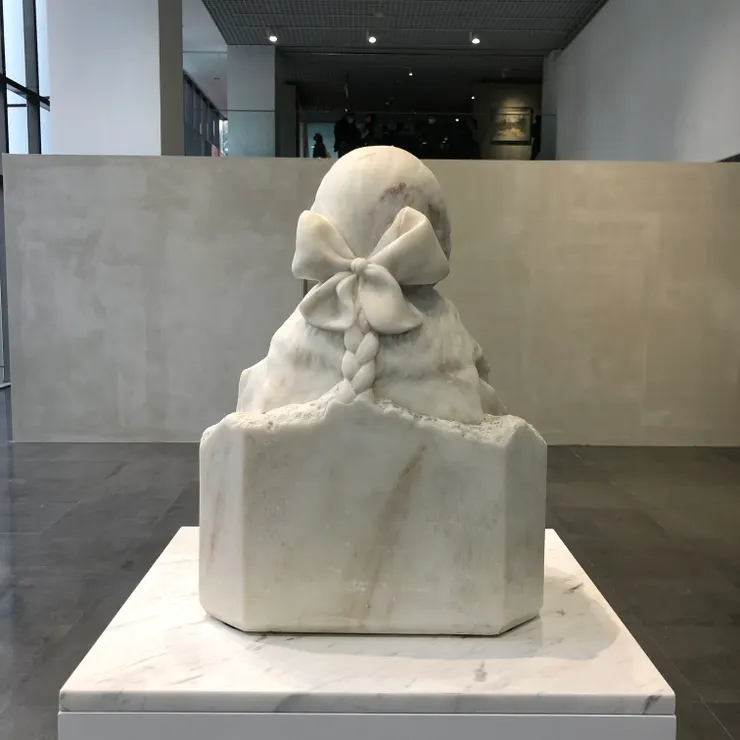 黃土水，《少女》胸像，1920。