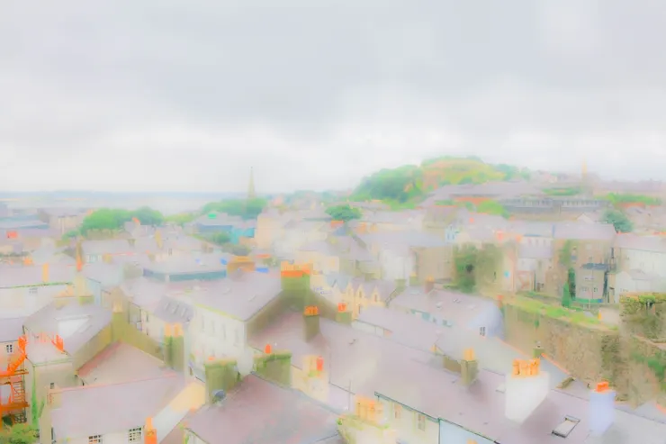 俯視卡納芬一景