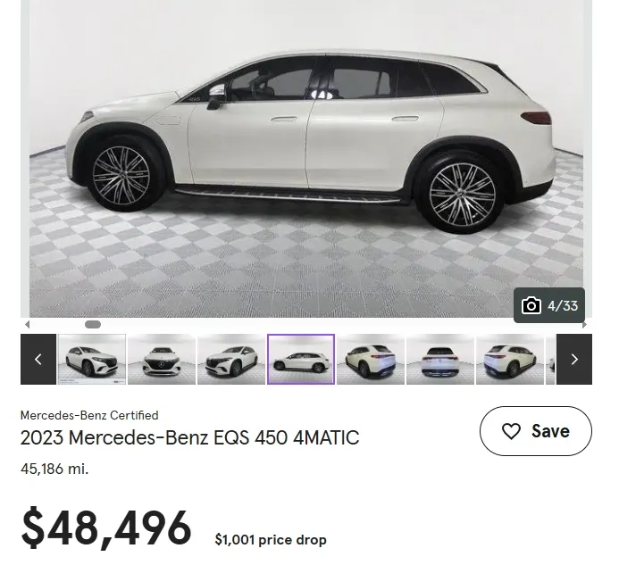 2023 Mercedes-Benz EQS 450 4MATIC
