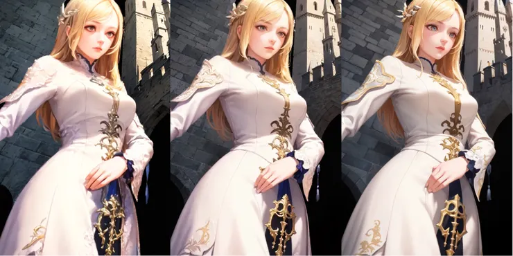 經過兩個步驟，將原本模糊的圖精細化