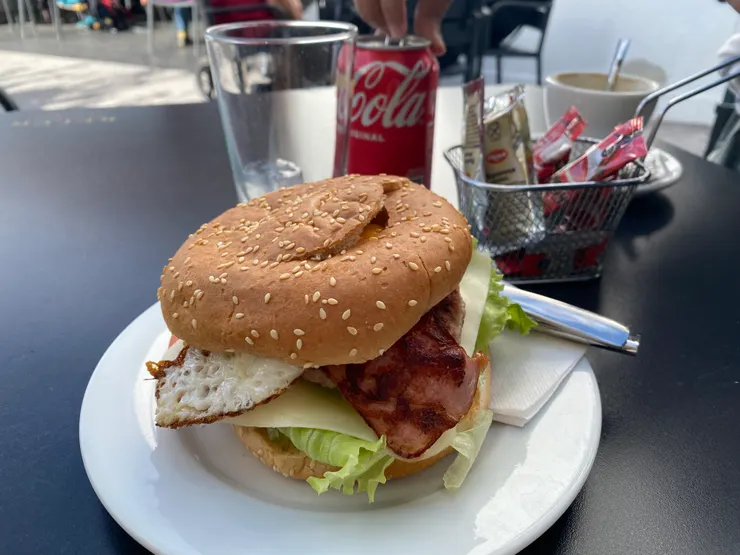 沒想到意外吃到好吃的漢堡