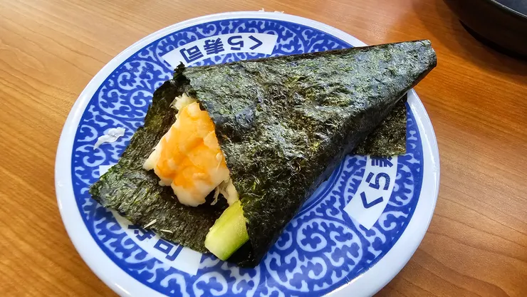 鮮蝦生菜手卷!