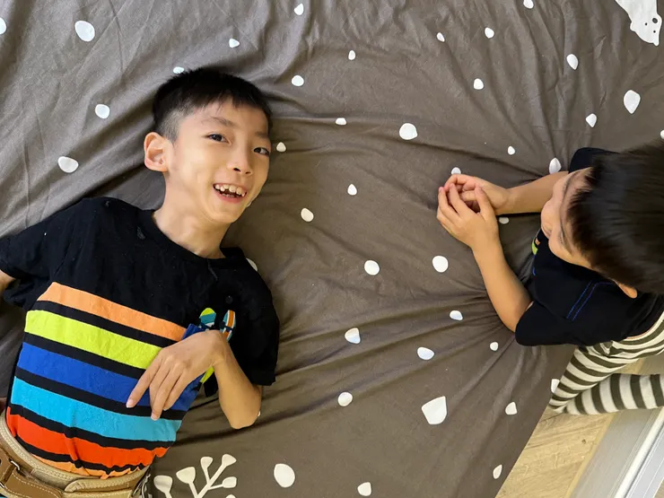 祐很喜歡當哥哥，雖然跟弟弟的緣分只有五年多。