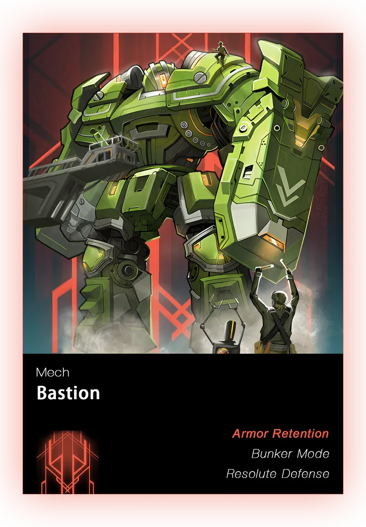 具備高火力的機甲(Mech)單位是范德萊克家族獨有的強大戰力