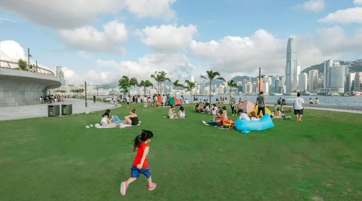 西九文化區藝術公園，圖片來源：https://www.westkowloon.hk/tc/artpark#overview