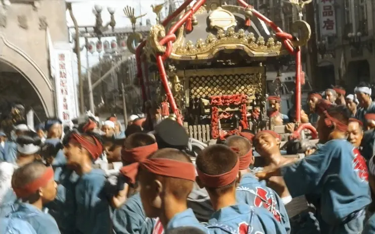 臺灣神社祭（臺北，1942，攝影李火增）圖片來源：「意象台灣」影像資料庫網站