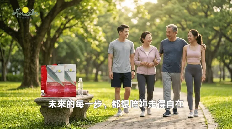 健康不是為了現在而已,而是希望往後每一天,依然能自在行動、輕鬆陪伴家人