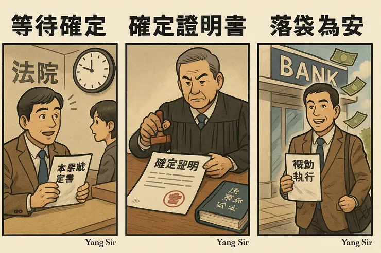 持完整的執行名義才能發動強制執行