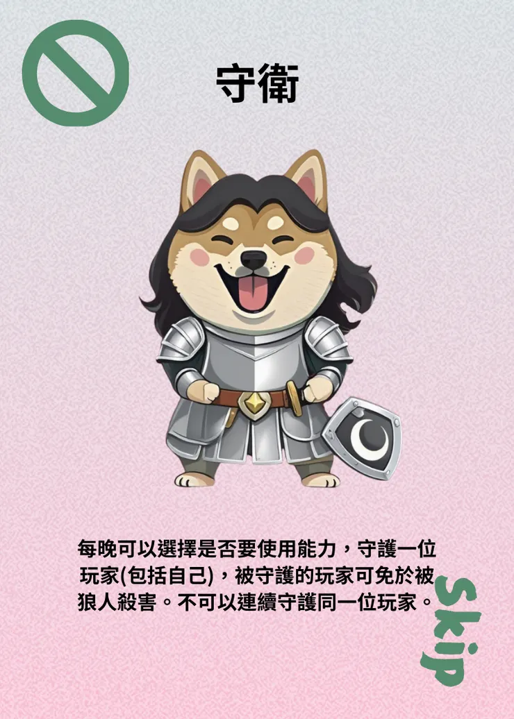狼人殺-角色介紹-守衛