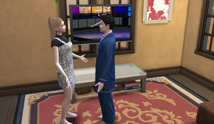 桑雅搬家前先到哥哥那住兩天~