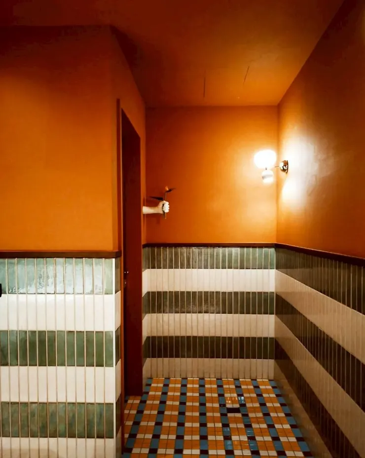 2F的廁所一樣是滿滿的復古氛圍