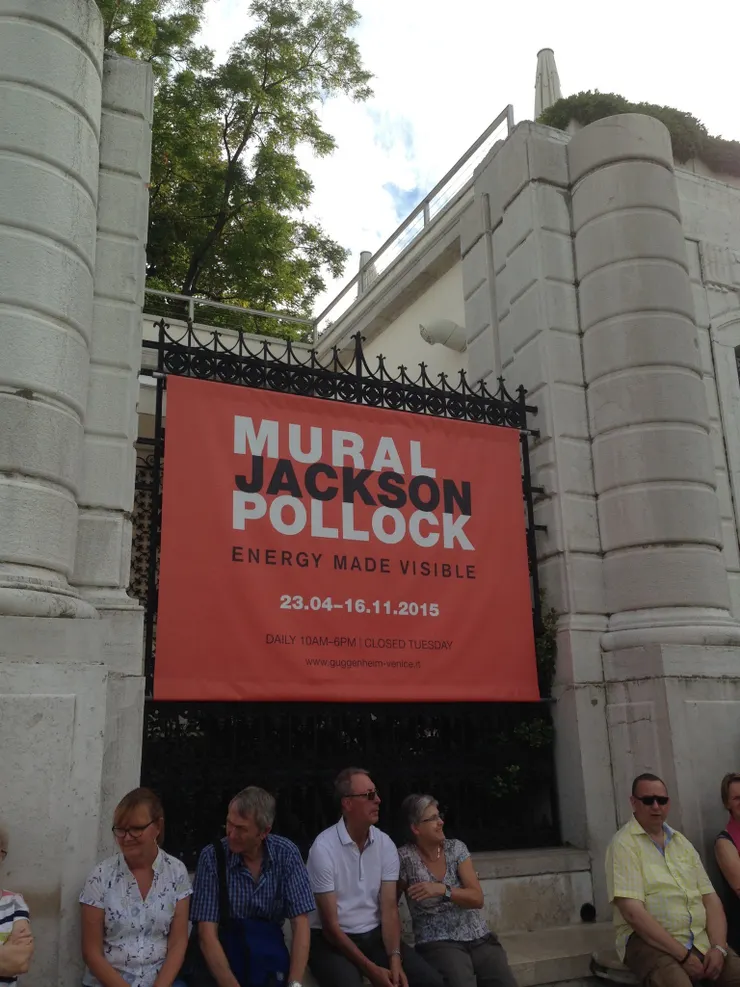 當時展出波洛克的作品