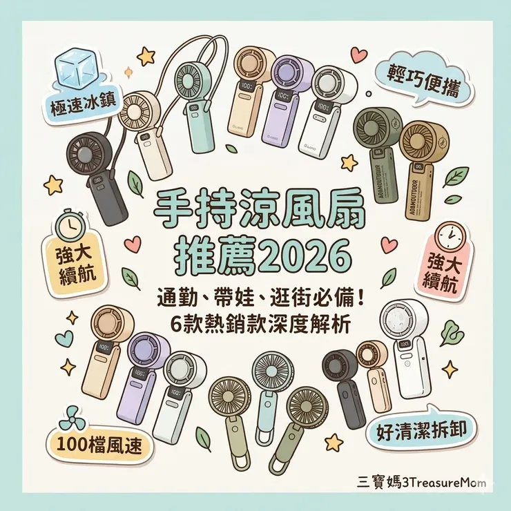 2026手持風扇推薦