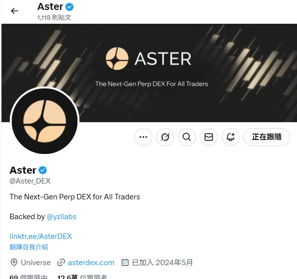Binance交易所｜去中心化的永續合約交易平台 Aster 使用教學