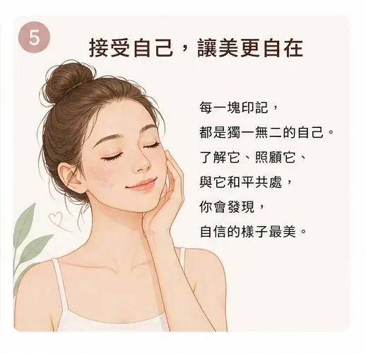 接受自己,讓美更自在