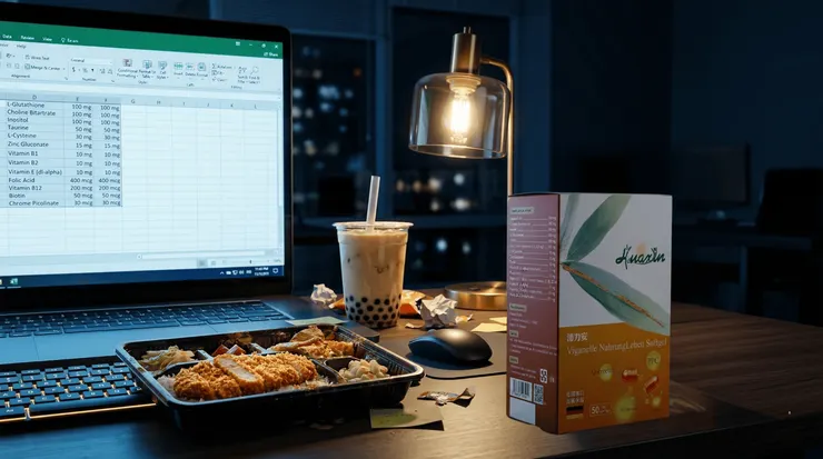 🍱 看不見的負擔，正在拖垮你的代謝效率。 即使不菸不酒，長期的深夜加班、常吃高油高糖外食，都會讓身體面臨沉重的代謝壓力，導致精神狀態越來越差