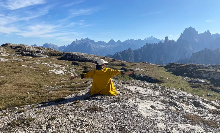 義大利多洛米蒂山脈上的蜜月健行 (credit: 寶熊)