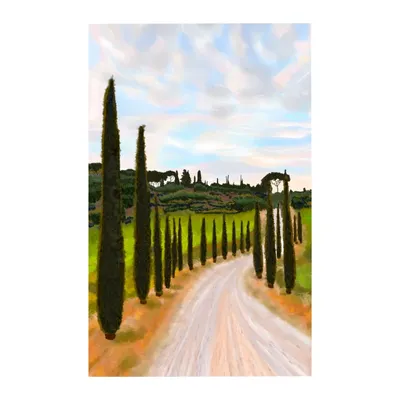 我們穿越柏樹大道，走進梵谷的星夜吧！