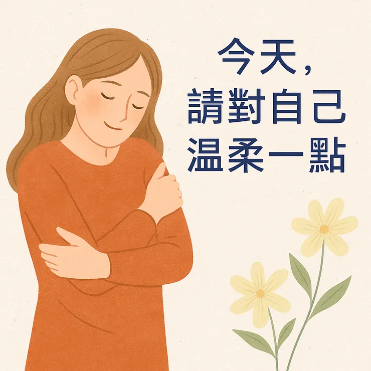 今天請對自己溫柔一點