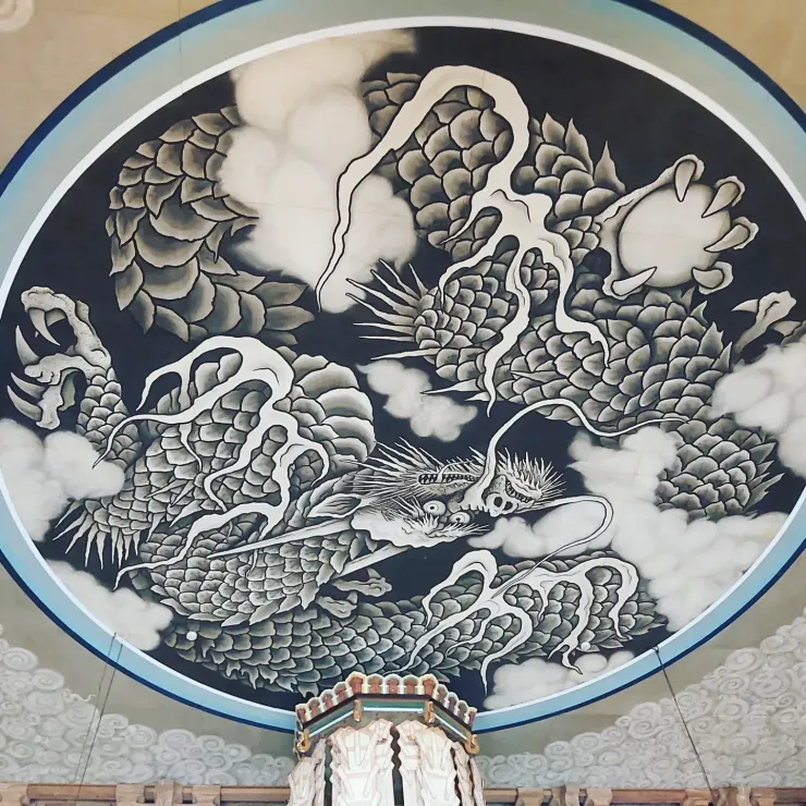 高木直子的書中有提過的雲龍圖！