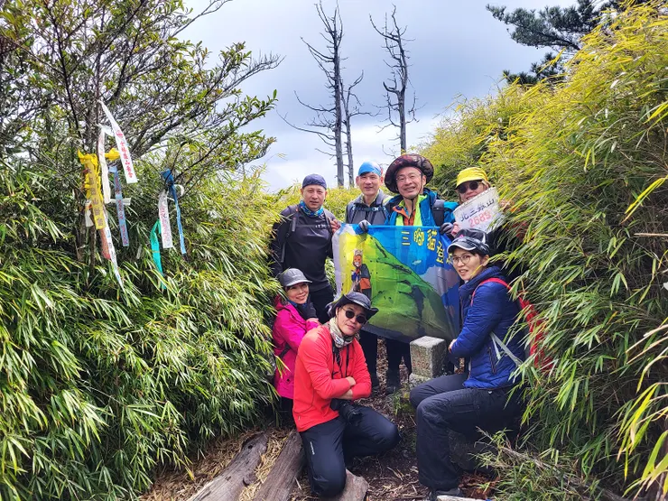 ▲12：07登頂北三錐山(H： 2689 公尺)