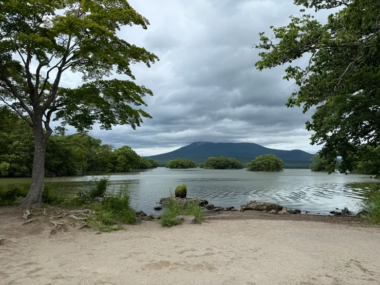 遠方的駒之岳美景