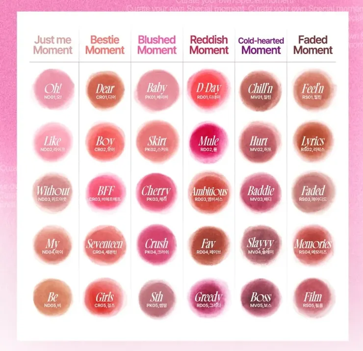 fwee pudding lip cheek swatch 產品試色圖
