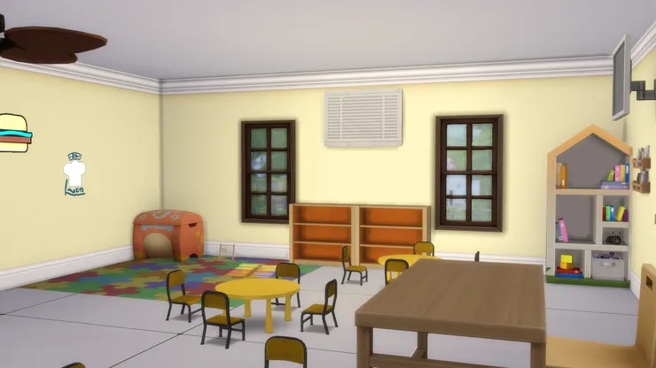 大家每天一起學習、一起遊戲，過著愉快的校園生活。