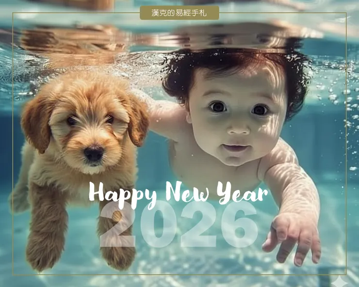 「流動、前行、陪伴」是我為2026年定下的主旋律。  （漢克設計，AI生成圖）