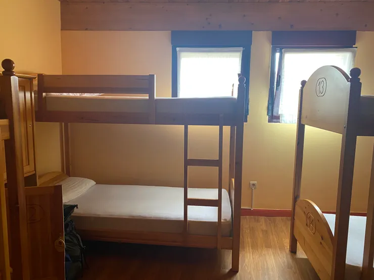 少數置物櫃有附鑰匙的albergue