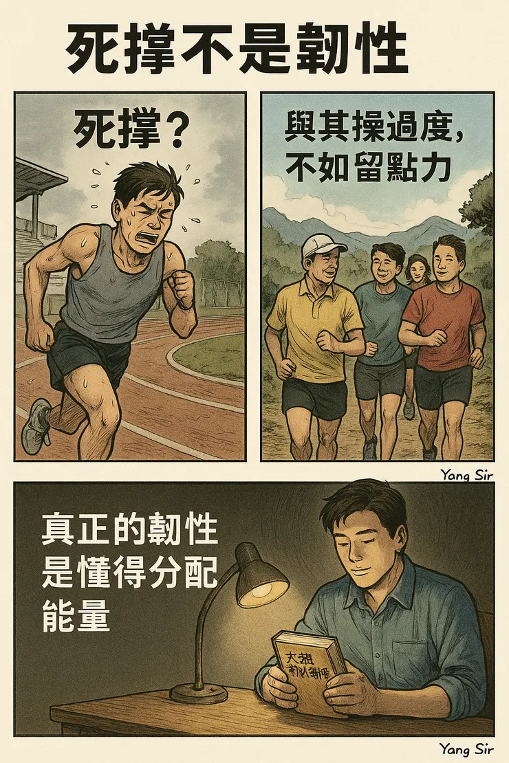 堅持不見得有效果