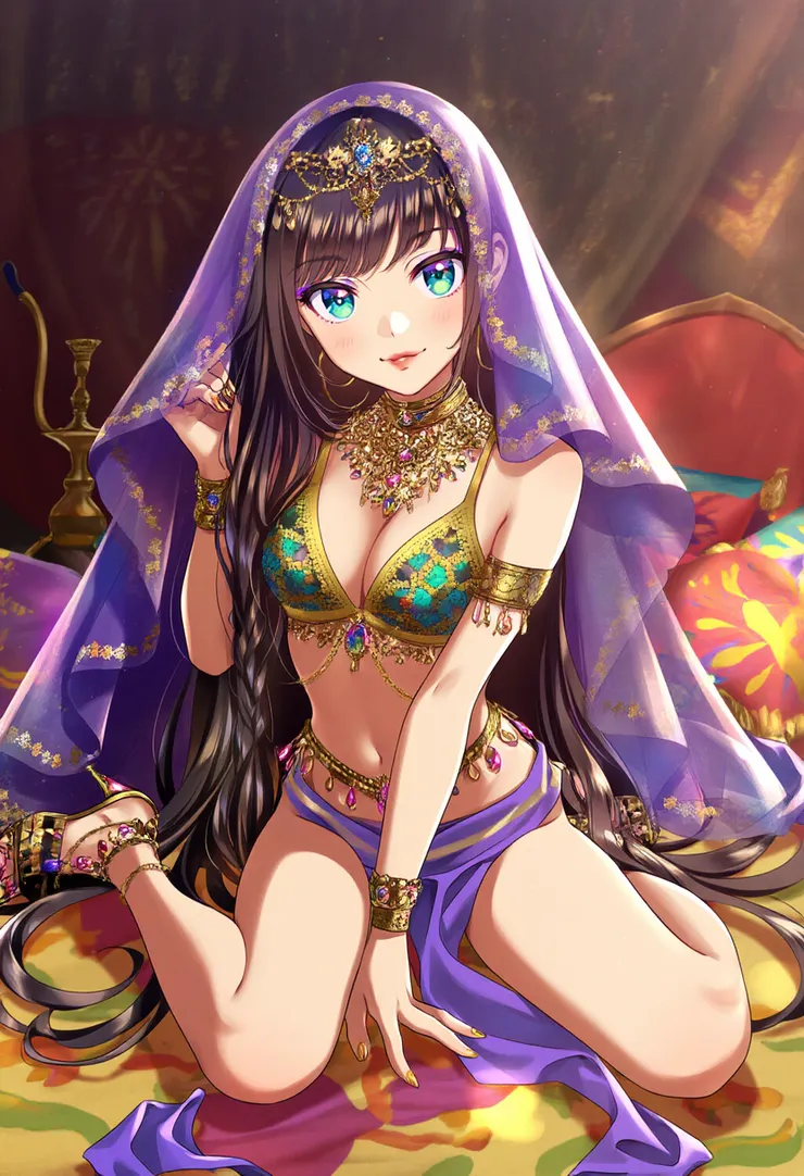 兩AI協作後的巴格達美少女