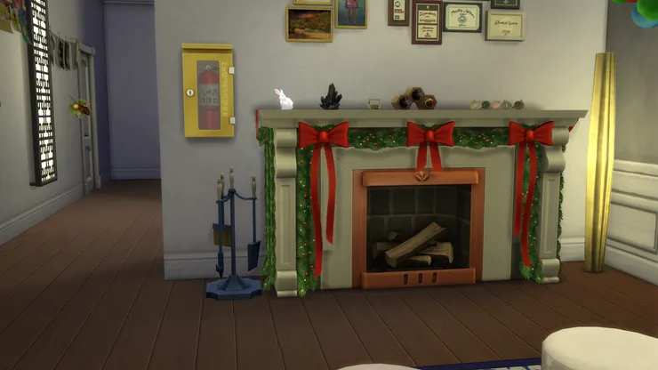 既然是真的火爐，能夠點火，那便要做足安全措施，在旁邊放個消火器有備無患。