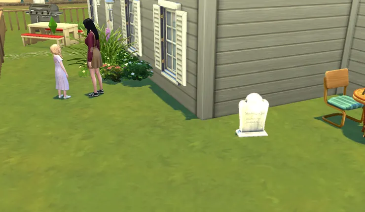 忽然看到心怡媽媽的墓碑...