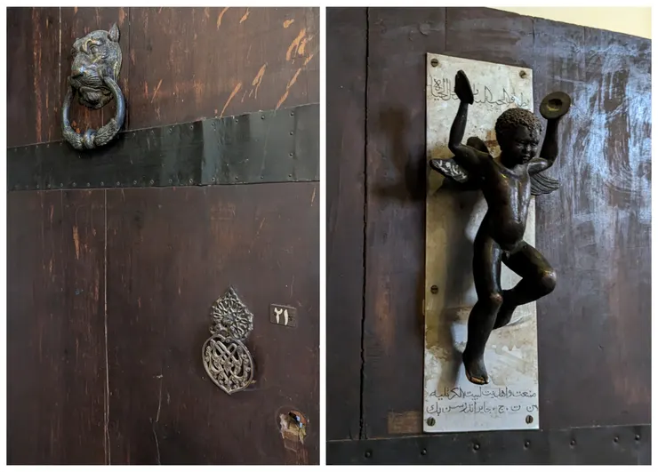 富有巧思的敲門器(筆者攝)