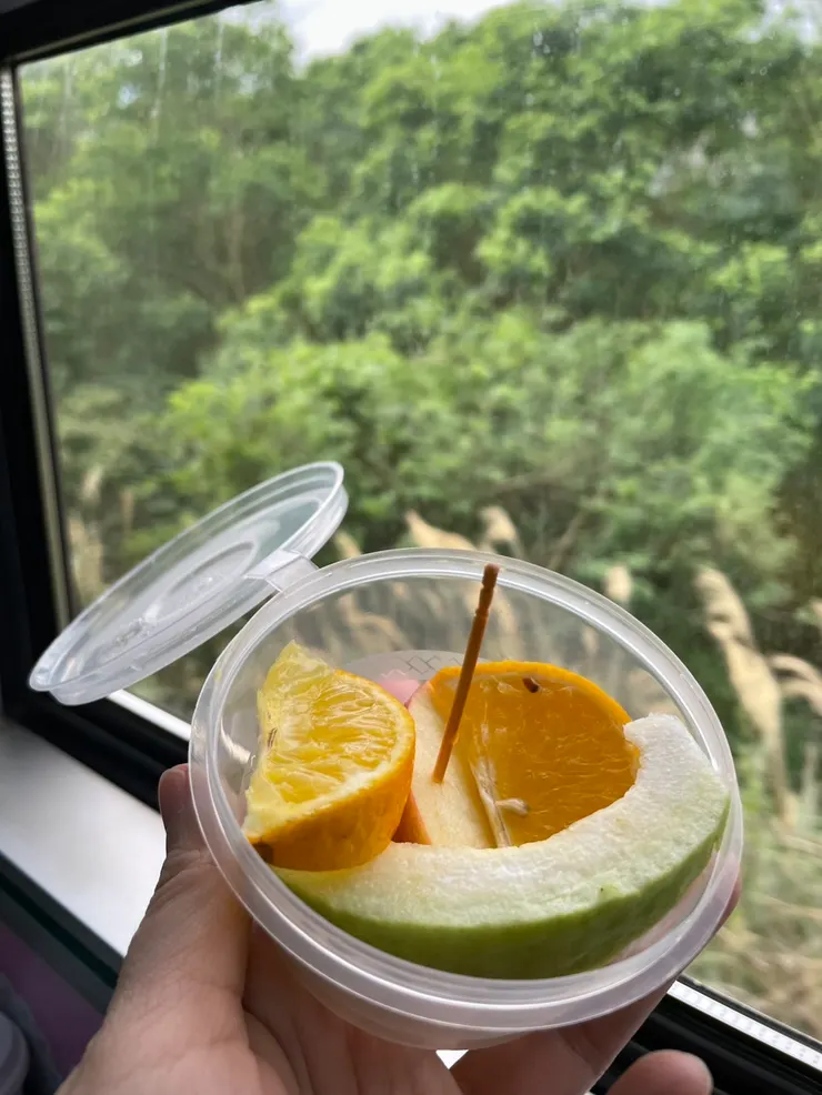 一天吃好幾次水果