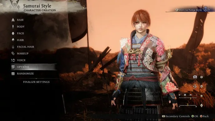A character in Nioh 3 who looks like Kasumi from Dead or Alive/Ninja Gaiden.