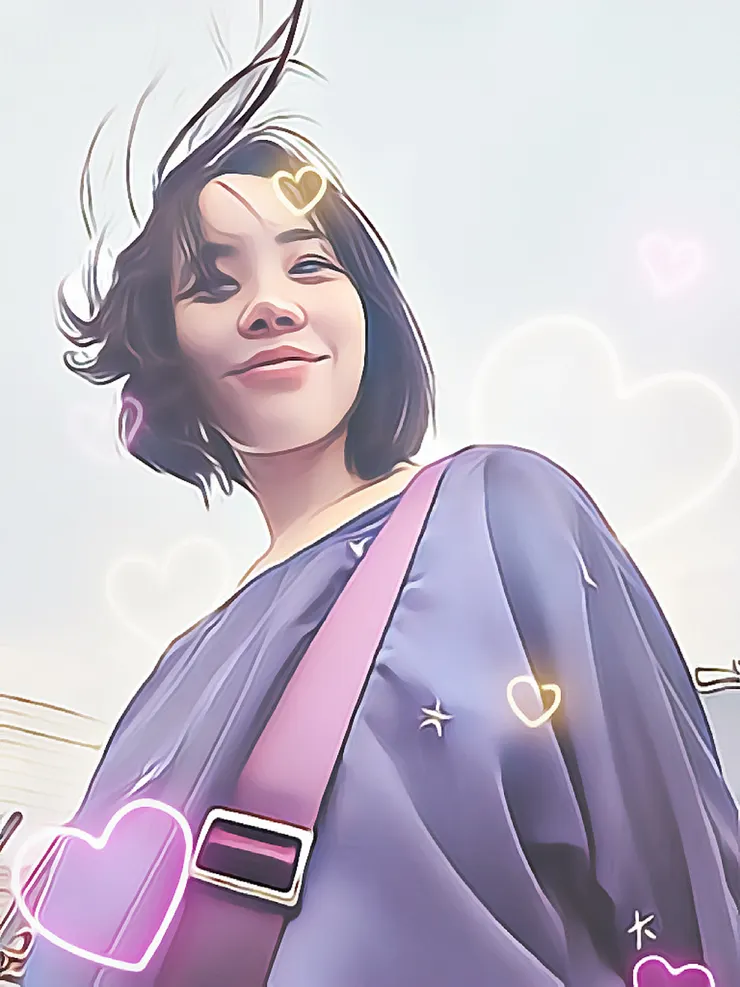 橫看成嶺側成峰（蛤？）反正就是把渺小的我拍成巨人啦！