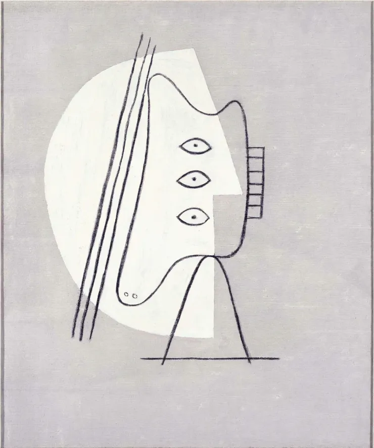 1928年《形體》(圖片來源:蘇菲亞王妃藝術中心官網)