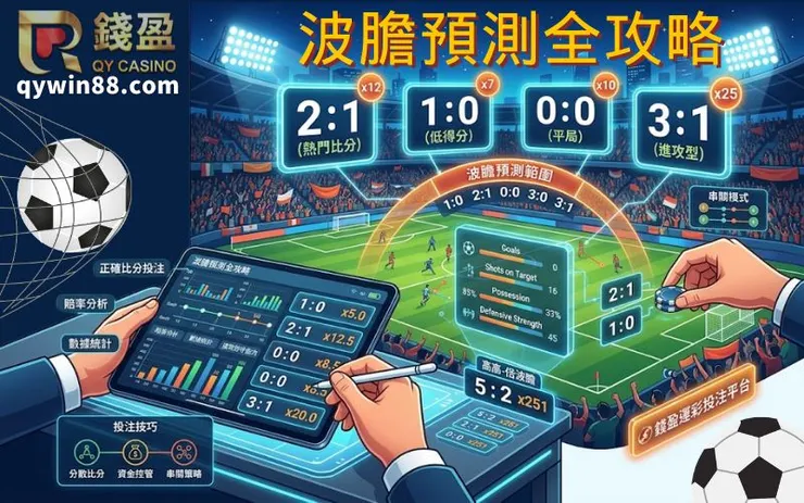 波膽預測全攻略｜玩法、賠率與足球正確比分投注技巧