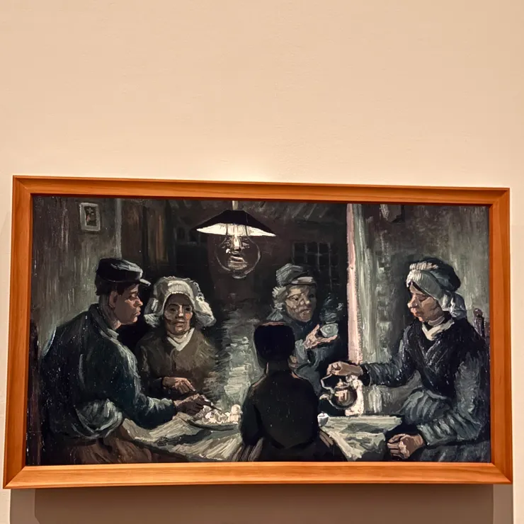 梵谷《吃馬鈴薯的人》