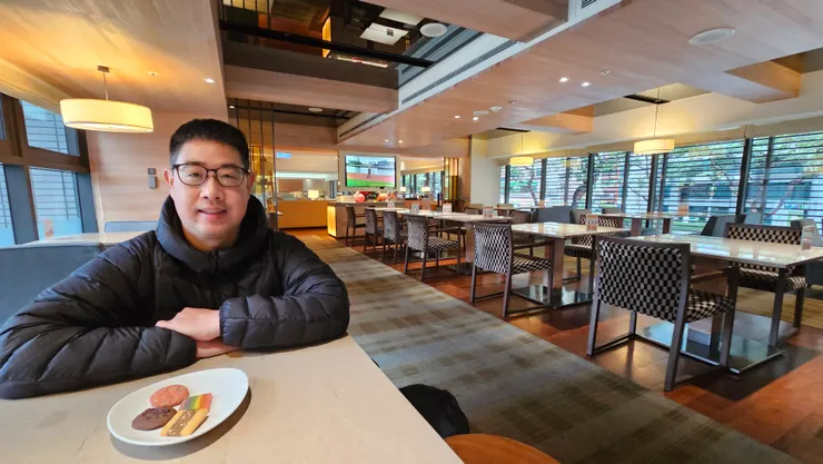 這是和逸飯店台北民生館的房客免費茶點!吃到飽喝到飽!