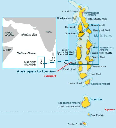 Maldives Map