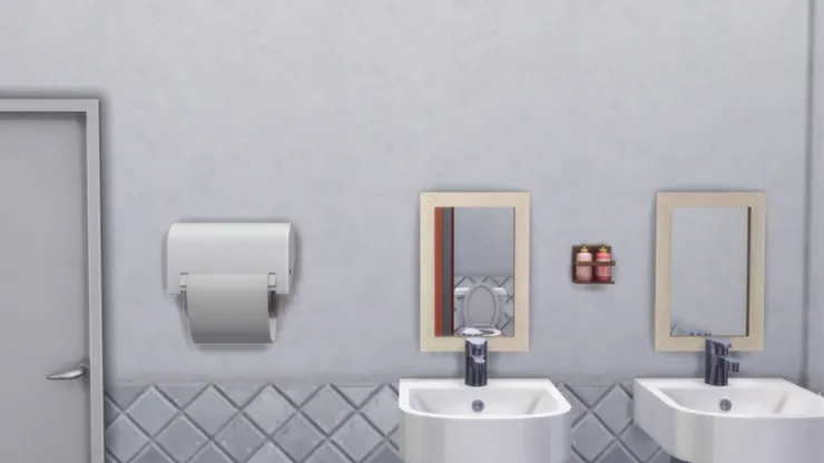 洗手間設備的款式普通得很,有點令人想快些用完離開。