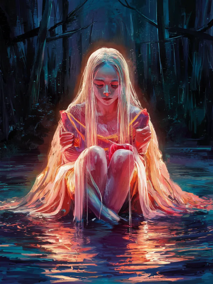 Ethereal incandescence - Mann, Gammell, Kley, Goldin, Gerome, Quentin Blake, Damien Hirst, Hajime Sorayama, Anne Bachelier, Gibson, Rockwell, Seagrave, Alberto Vargas, N.C. Wyeth, beksinski, Bouguereau, Parrish, warm hues, color swatch vector, conceptual art, painting, 3d render, poster, graffiti