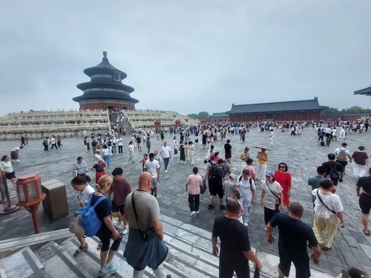 在北京第二天即遊覽天壇